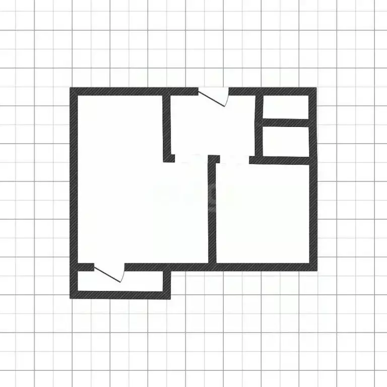 1-к кв. Курская область, Курск Магистральный проезд, 11В (33.6 м) - Фото 1