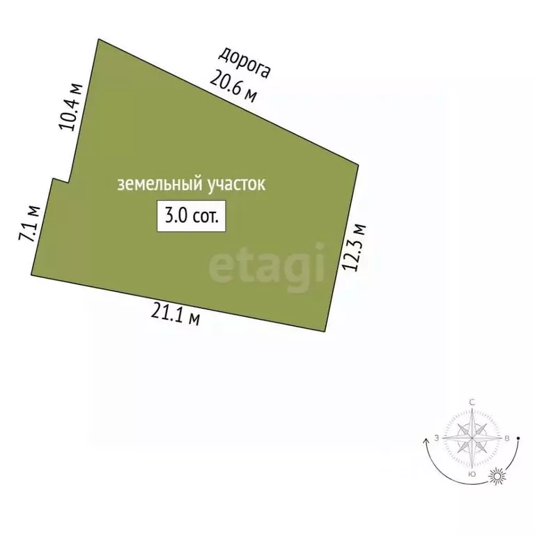 Участок в Крым, Алупка  (3.0 сот.) - Фото 1