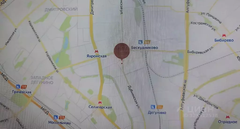 3-к кв. Москва Дубнинская ул., 69К2 (76.0 м) - Фото 2