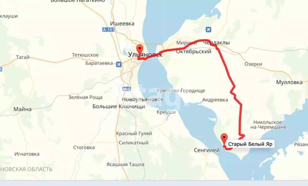 Участок в село Старый Белый Яр, улица Степана Разина (17 м) - Фото 0