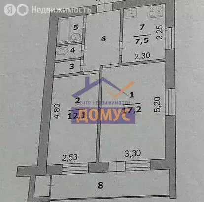 2-комнатная квартира: Белгород, бульвар Первого Салюта, 11 (48.3 м) - Фото 1