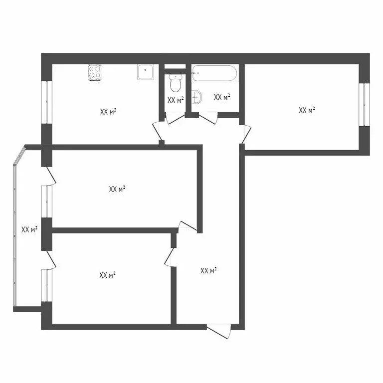 3-комнатная квартира: Тюмень, Широтная улица, 126к2 (91.3 м) - Фото 0