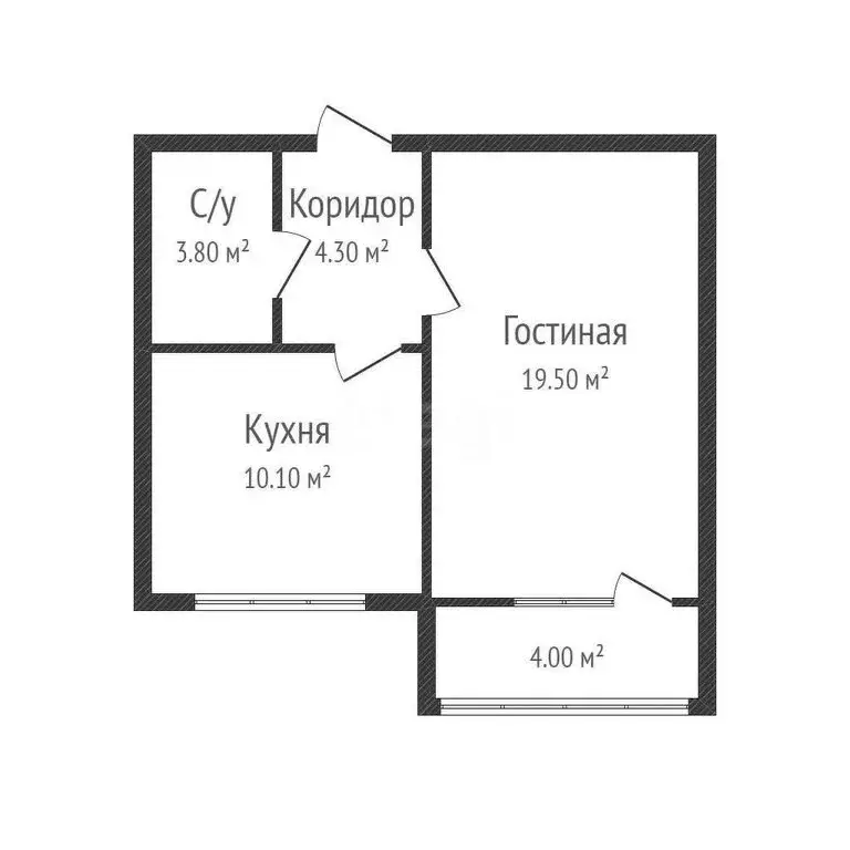 1-комнатная квартира: Краснодар, 3-я Целиноградская улица, 4 (37.7 м) - Фото 0
