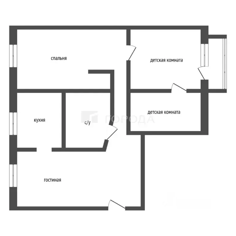 4-к кв. Кемеровская область, Новокузнецк ул. Тольятти, 58 (79.0 м) - Фото 1