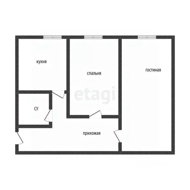 2-к кв. Воронежская область, Воронеж Студенческая ул., 33 (38.7 м) - Фото 2