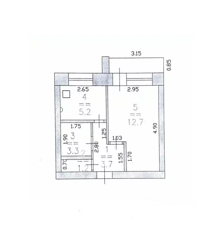 1-к кв. Нижегородская область, Бор 2-й мкр, 24 (26.1 м) - Фото 1