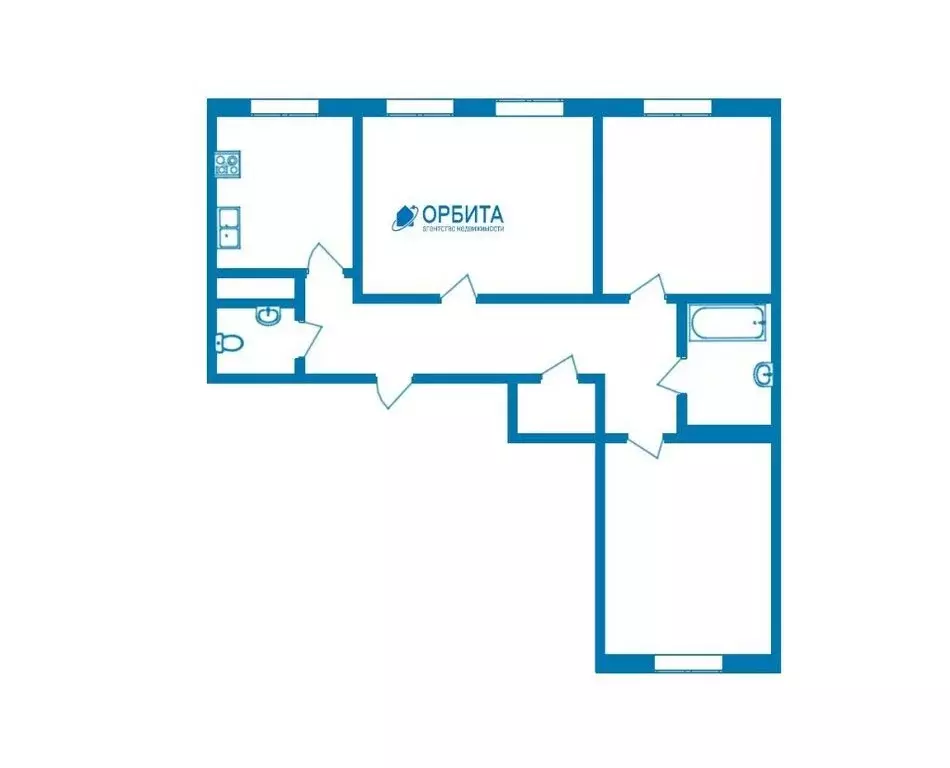 3-комнатная квартира: Тюмень, улица Прокопия Артамонова, 4 (86 м) - Фото 0