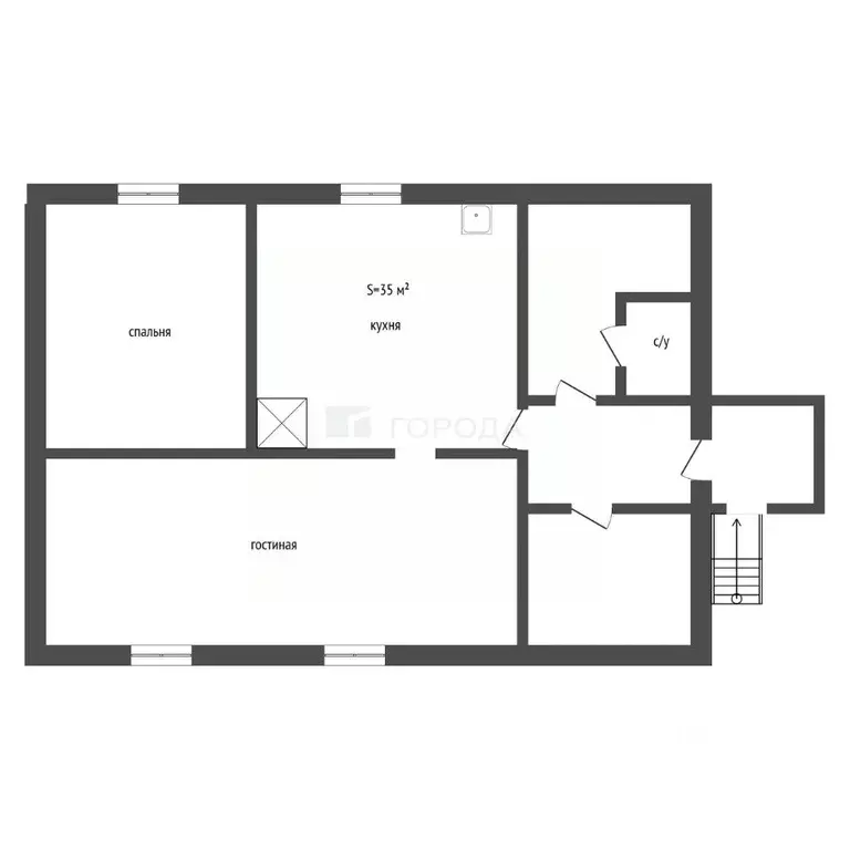 Дом в Алтайский край, Заринск ул. Сыркина, 72 (35 м) - Фото 2