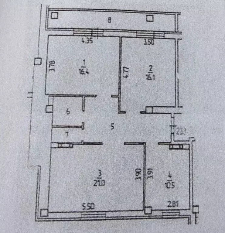 3-к кв. Московская область, Апрелевка Наро-Фоминский городской округ, ... - Фото 2