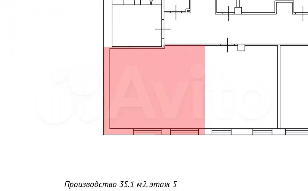 Склад 35.1 м, лифт, зона разгрузки, рядом метро - Фото 0