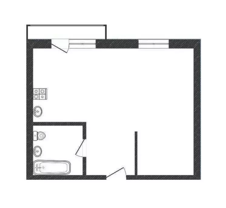 Квартира-студия: Иркутск, микрорайон Радужный, 103 (39 м) - Фото 0