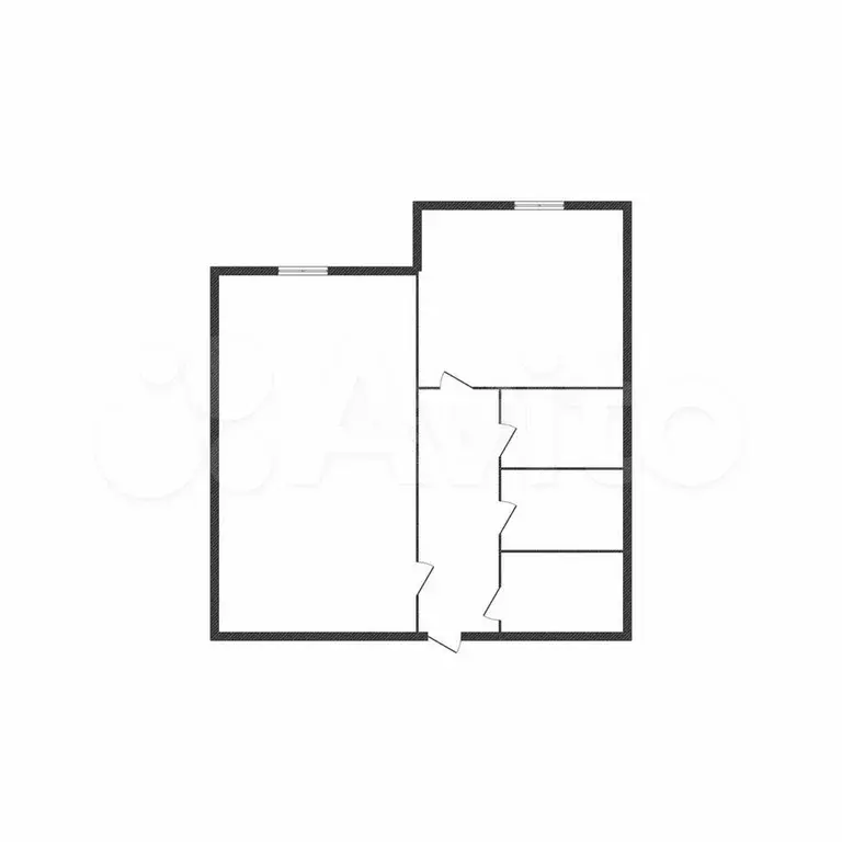 1-к. квартира, 36,8 м, 1/9 эт. - Фото 0
