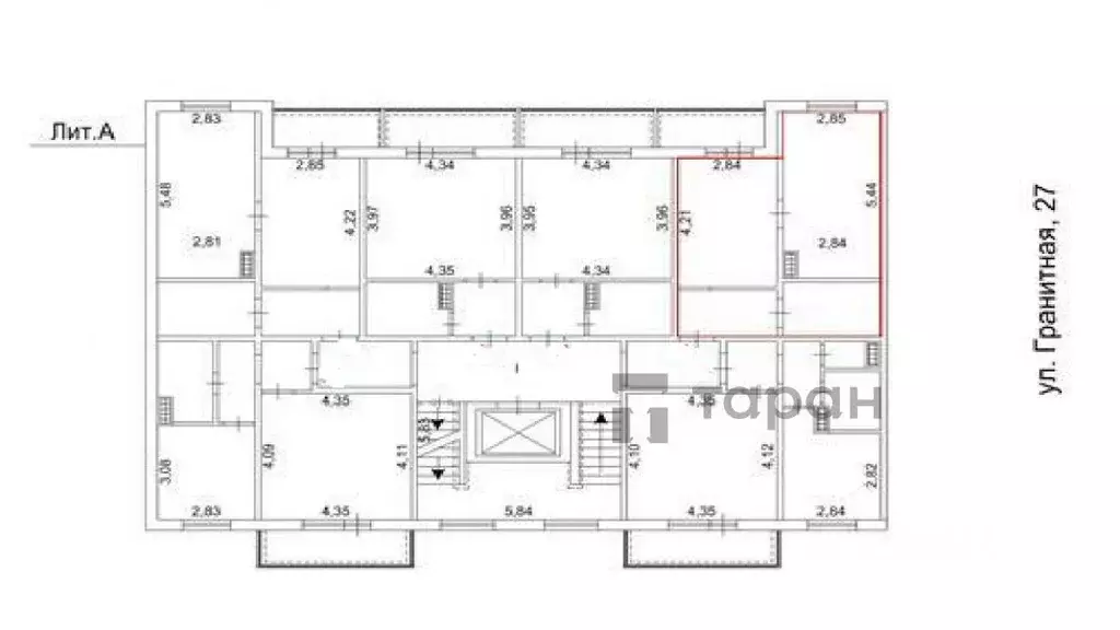 1-к кв. Челябинская область, Челябинск Гранитная ул., 27 (36.3 м) - Фото 1