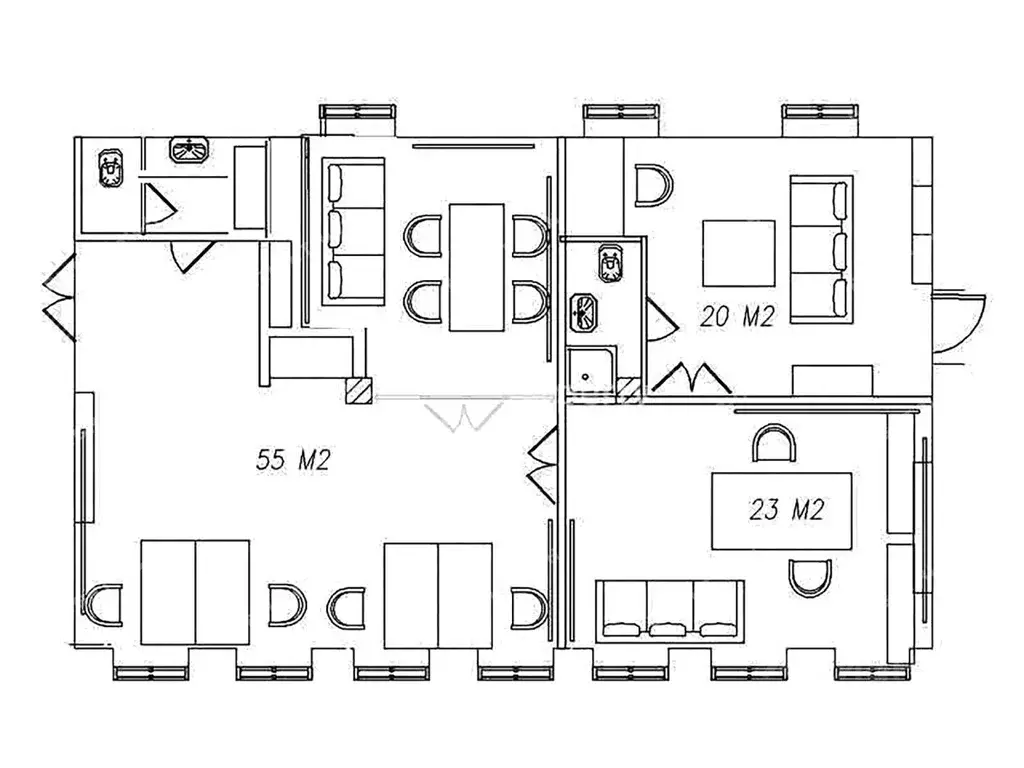 Офис в Санкт-Петербург наб. Реки Карповки, 21 (101 м) - Фото 2