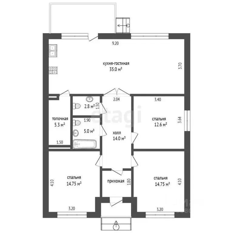 Дом в Ростовская область, Батайск ул. Некрасова (100 м) - Фото 2