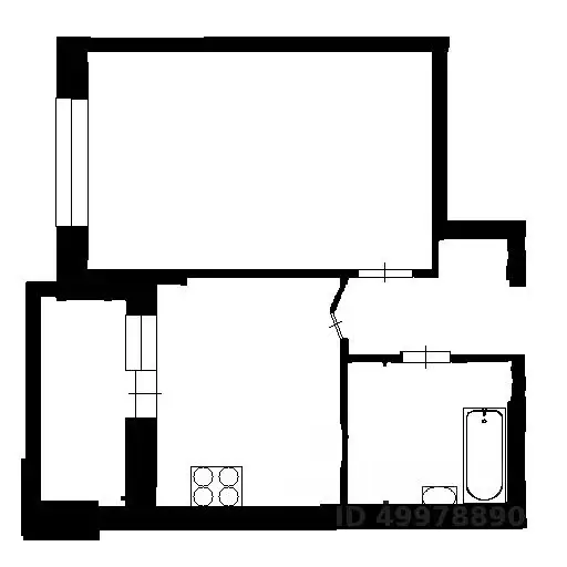 1-к кв. Санкт-Петербург ул. Плесецкая, 10 (31.0 м) - Фото 1