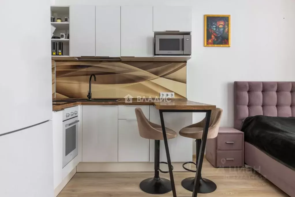 Студия Санкт-Петербург ул. Плесецкая, 10 (24.8 м) - Фото 1