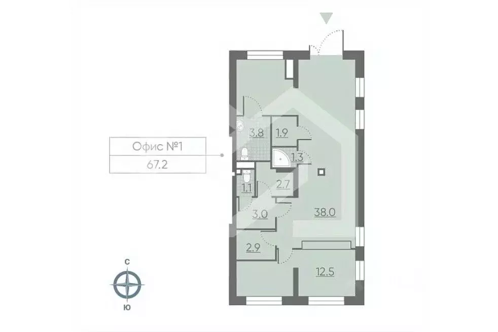 Помещение свободного назначения в Москва Производственная ул., 19к1 ... - Фото 2