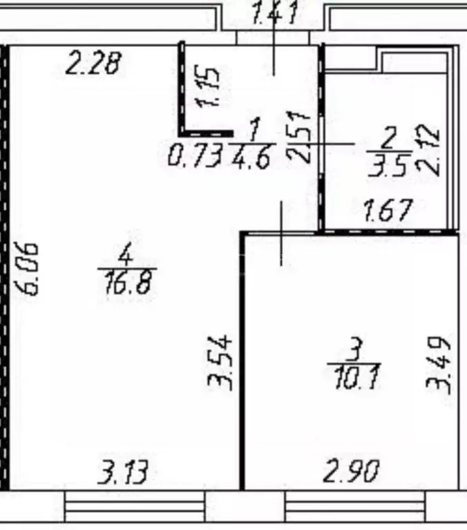 1-к кв. Москва Люблинская ул., 74к3 (35.0 м) - Фото 1