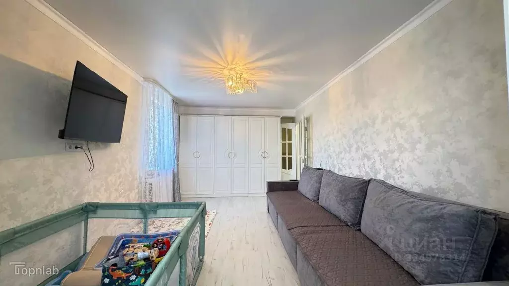 1-к кв. Кабардино-Балкария, Нальчик ул. Тарчокова (34.6 м) - Фото 2