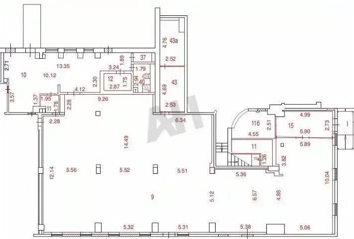 Торговая площадь в Москва Ереванская ул., 17К1 (615 м) - Фото 1