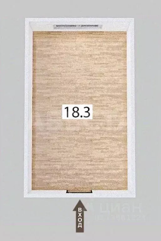 Комната Омская область, Омск Входной мкр, 18/1 (18.3 м) - Фото 2