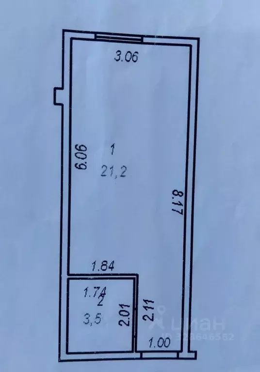 Студия Краснодарский край, Краснодар пос. Российский, ул. Шевкунова, ... - Фото 2