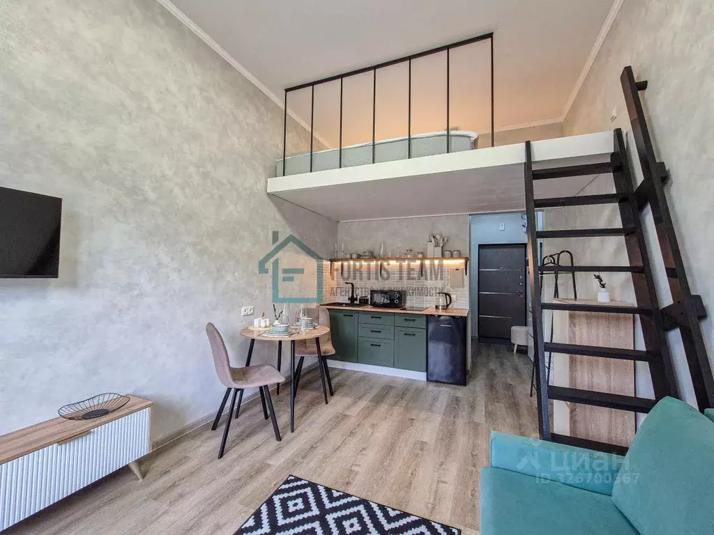 Студия Краснодарский край, Сочи ул. Искры, 88к3 (26.0 м) - Фото 1