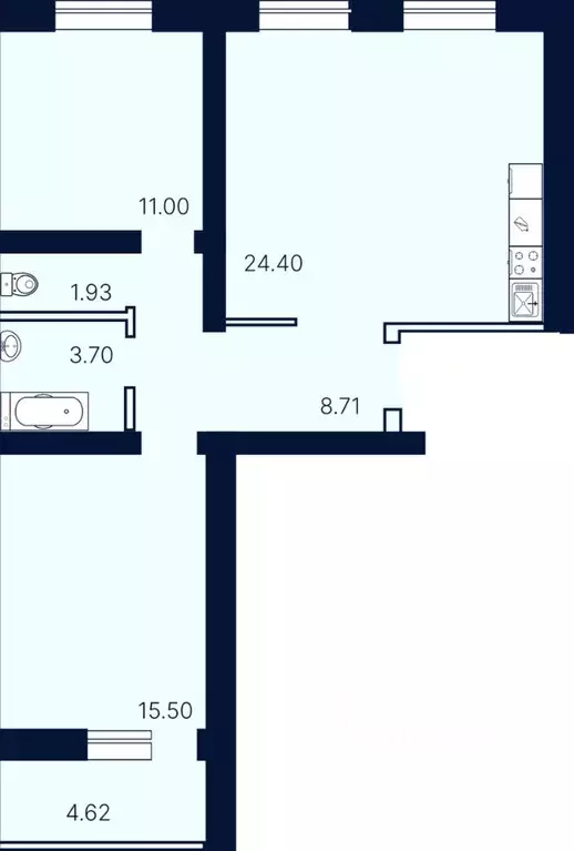 2-к кв. Саратовская область, Саратов Солнечный-2 жилрайон, Сияй-город ... - Фото 0