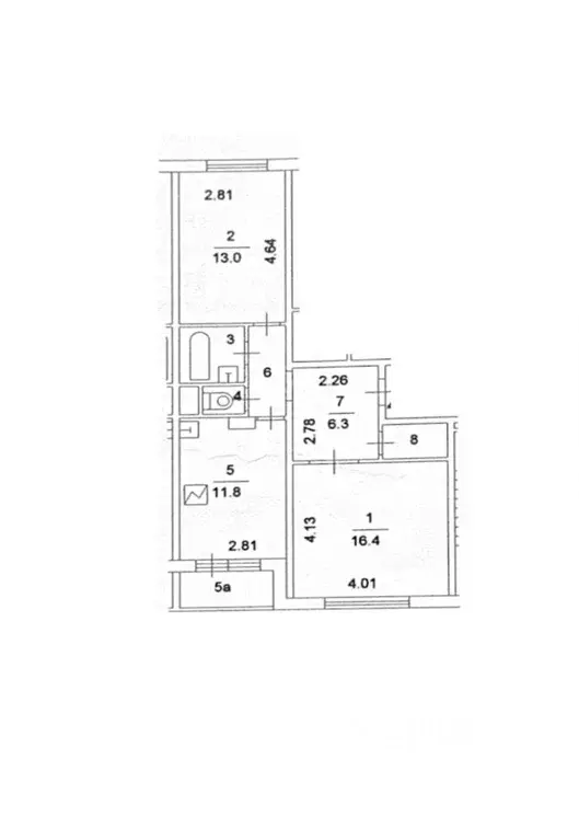 2-к кв. Москва Изюмская ул., 47к4 (56.0 м) - Фото 2