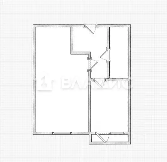 1-к кв. Пензенская область, Пензенский район, Засечный сельсовет, с. ... - Фото 2