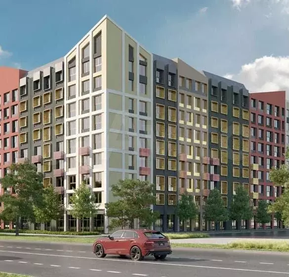 1-к. квартира, 36,1 м, 2/8 эт. - Фото 1