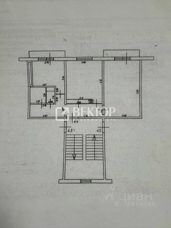 2-к кв. Ивановская область, Тейково ул. Маршала Неделина, 6 (47.0 м) - Фото 2