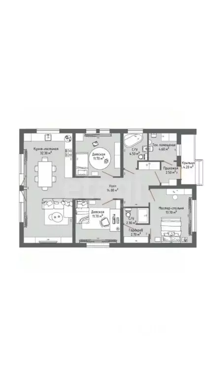 Дом в Башкортостан, Уфимский район, с. Жуково  (105 м) - Фото 2