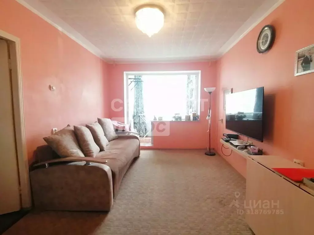 2-к кв. Нижегородская область, Нижний Новгород Космическая ул., 42 ... - Фото 1