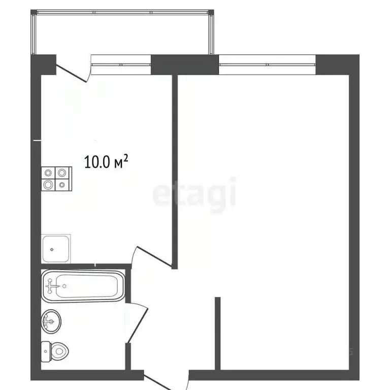 1-к кв. Алтайский край, Новоалтайск Деповская ул., 50 (38.5 м) - Фото 1