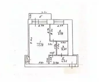 1-к кв. Ульяновская область, Новоульяновск Волжская ул., 14А (32.31 м) - Фото 1