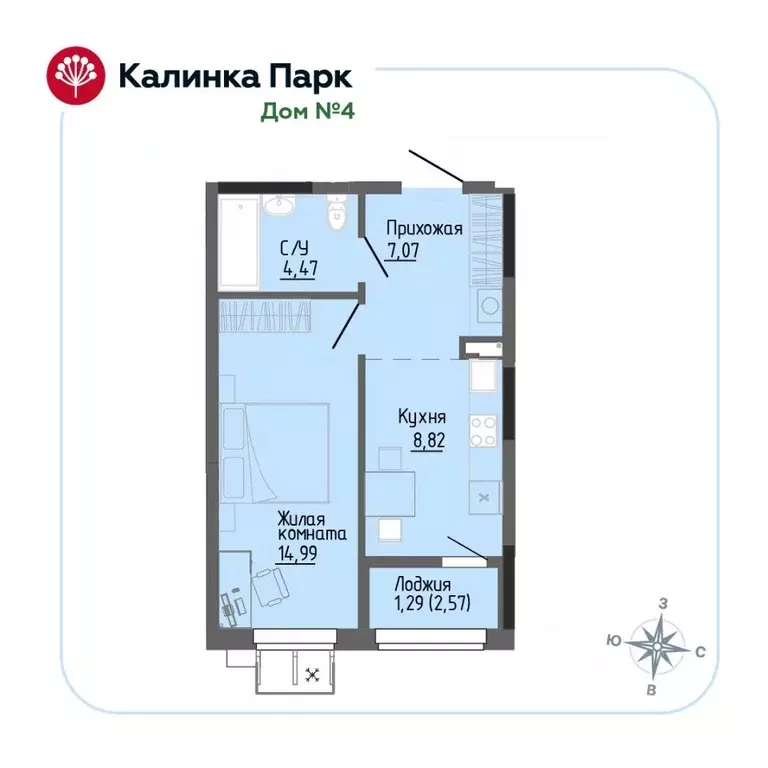 1-к кв. Удмуртия, Ижевск Восток-3 МОТ СНТ, 90 (36.13 м) - Фото 0