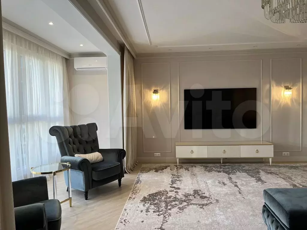 3-к. квартира, 120 м, 10/24 эт. - Фото 1