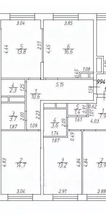 2-к кв. Москва Береговой проезд, 3 (62.0 м) - Фото 2