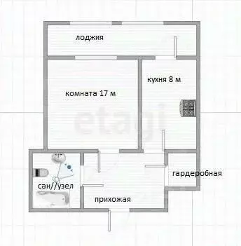 1-к кв. Саратовская область, Саратов Лунная ул., 43б (43.0 м) - Фото 1