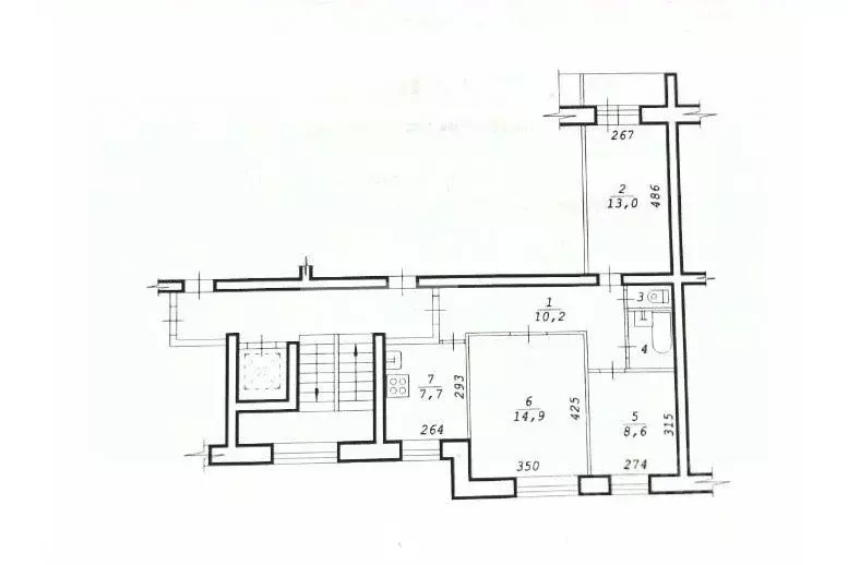 3-к кв. Новосибирская область, Новосибирск Широкая ул., 23 (58.2 м) - Фото 1
