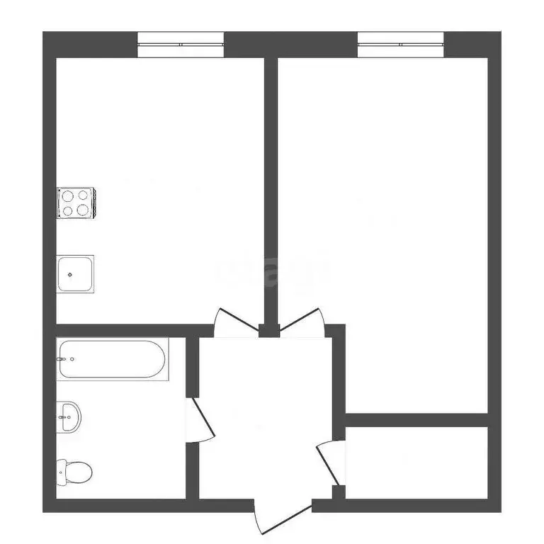 1-комнатная квартира: Вологда, улица Ильюшина, 19 (35.2 м) - Фото 1