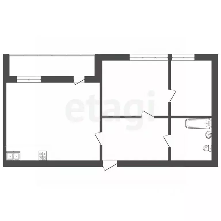 3-к кв. Тюменская область, Тюмень ул. Спорта, 95 (66.0 м) - Фото 2