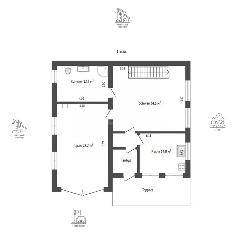 Дом в Тюменская область, Нижнетавдинский муниципальный округ, с. ... - Фото 1