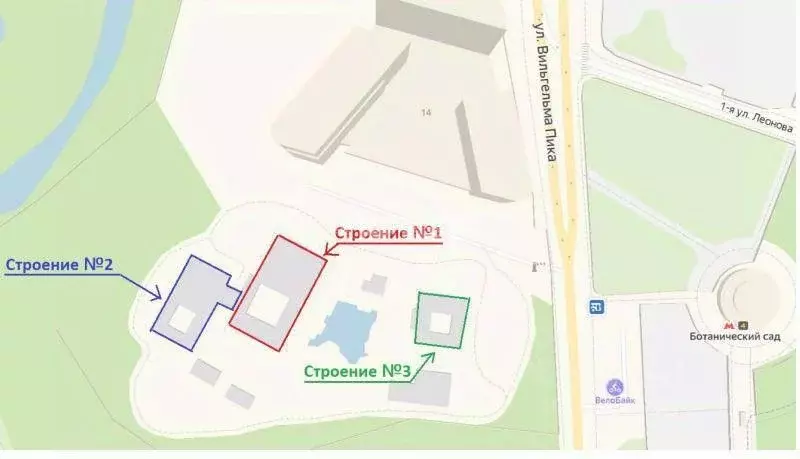 Помещение свободного назначения в Москва ул. Вильгельма Пика, 16 (540 ... - Фото 2