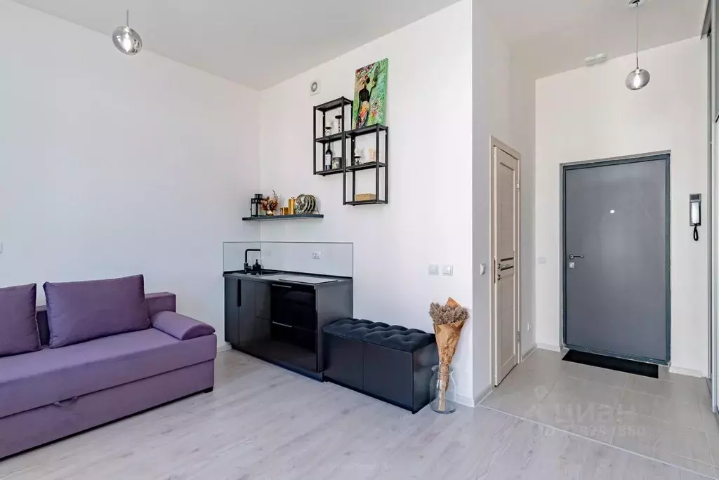 Студия Ленинградская область, Мурино Всеволожский район, просп. ... - Фото 1