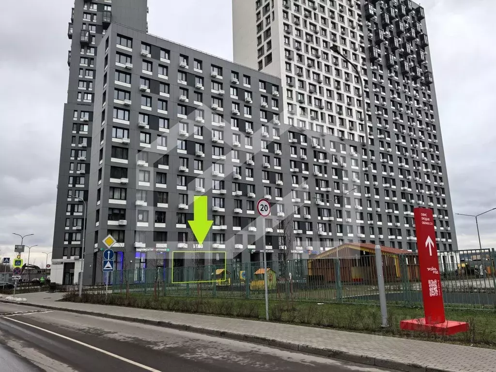 Торговая площадь в Московская область, Люберцы ул. Солнечная, 6 (60 м) - Фото 1