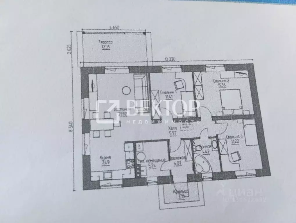 Дом в Ивановская область, Тейково ул. 1-я Спартаковская, 14 (87 м) - Фото 2