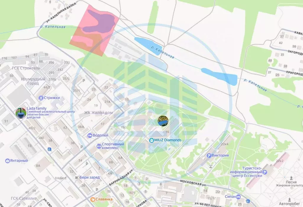 Участок в Ставропольский край, Ессентуки ул. Капельная балка (1.7 ... - Фото 1